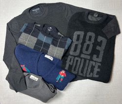 Police 883 & stone island knitwear WR_01089