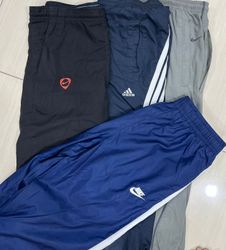 mixed track pants