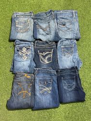 Y2K Embroidered Flare Jeans