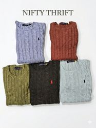 Ralph Lauren Cable knit sweaters