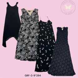 Elegantes bedrucktes Polyesterkleid – den ganzen T..