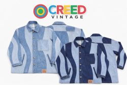 CR1394 Upcycled Wave Panel Jacket