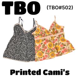 Printed cami tops  # 502