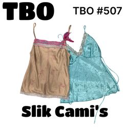 Silk cami tops   #507