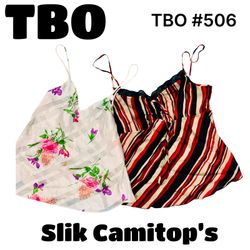 Silk camitops  #506