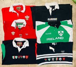 mix vintage club rugby shirts bundle 60