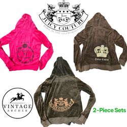 Juicy Couture OG Bling Velour Tracksuits: 10 Sets ..