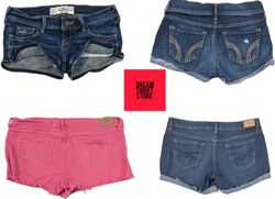 AEROPOSTALE AMBEROCOMBIA & FITCH HOLLISTER SHORTS