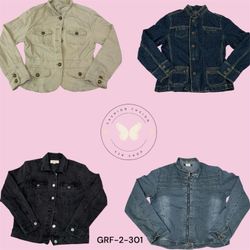 Essential Mid-Blue Denim Jacket – Button-Front Sty..