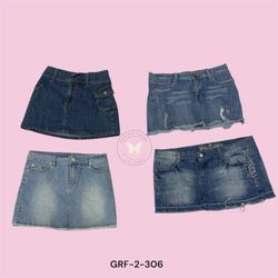 Everyday Essential Denim Mini Skirt (GRF-2-306)