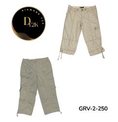 Women’s Cargo Capri Pants – Casual Streetwear Styl..