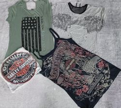 CR6879 Y2K Harley Baby Tees