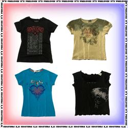 Baby Tees Archive-Mesh & Graphic (UN-055)