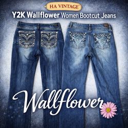 Y2K Wallflower Women Bootcut Jeans