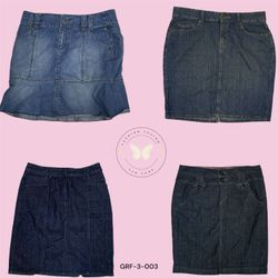 Everyday Essential Denim Midi Skirt (GRF-3-003)