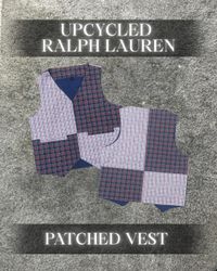 Upcycled Ralph Lauren Patched Vest