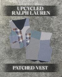 Upcycled Ralph Lauren Patched Vest