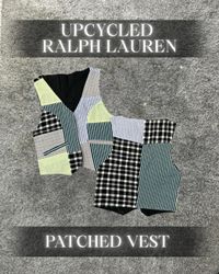 Upcycled Ralph Lauren Patched Vest