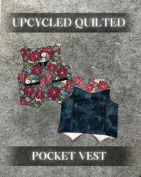Upcycled Quilted Pocket Vest
