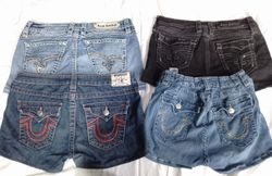 CR6909 Upcycle Rock Revival & True Religion Shorts