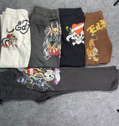 Ed hardy mix trousers