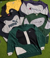 Sweat à capuche mélangé Upcycle