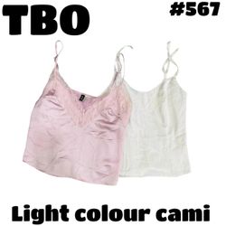 Light colour cami  #567