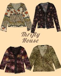 Soft Grunge Edit Y2k Mesh Tops(TH/269)