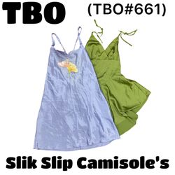Slik slip camisole’s #661