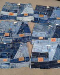 HD1378 Gonne Cinturate Levi's Recuperate per Donne