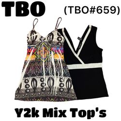 Y2k mix tops #659