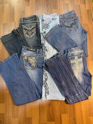 AV-1165 Y2K Style Flare Jeans