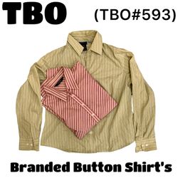 Branded button shirt’s #593
