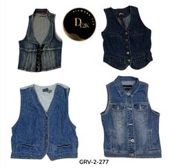 Vintage Y2K Denim Vest – Retro 2000s Street Style ..