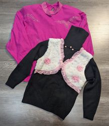 4189 - Pull en broderie sans marque