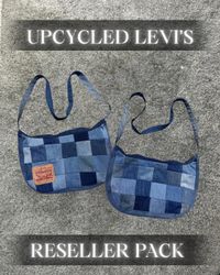 Upcycled Levi’s Patch Denim Bags