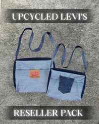 Upcycled Levi’s Multi Patch Denim Bags