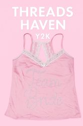 TH # 05 Y2K sexy  camisole tops