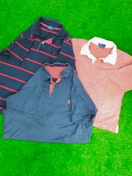 Ralph Lauren and Lacoste shirts