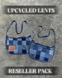 Upcycled Levi's Patch Denim Bags
