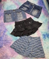 mini denim fashion skirts