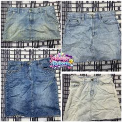 Y2K Vintage Denim Skirt Mix – Branded Denim Select..
