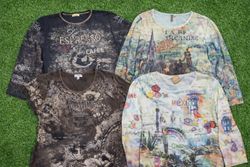 Women's y2k Rhinestone graphic ToP–Boho/western st..