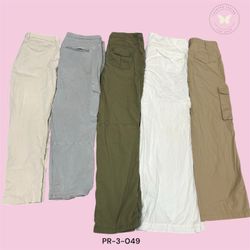 Women’s Classic Cargo Pants – Multi Pocket Casual ..