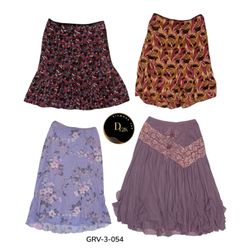 Y2K Poly Skirt – Vintage 2000s Aesthetic Women’s S..