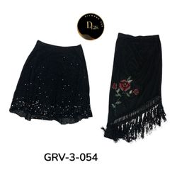 Vintage Y2K Poly Skirt – Retro 2000s Women’s Fashi..