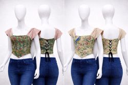 CR1400 Upcycled Corset Top