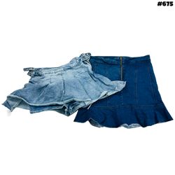Denim-Röcke #675