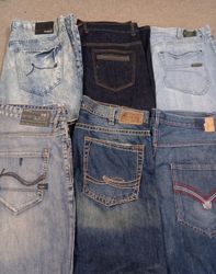 HD1388 Men Baggy Oversized Jeans