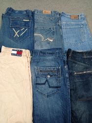 HD1385 Men Baggy Designer Jeans